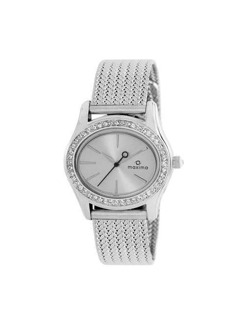 maxima silver analog watch for women - 11902884 - Very Small Image - 1