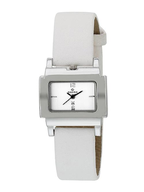 maxima silver analog watch for women - 11903089 - Very Small Image - 1