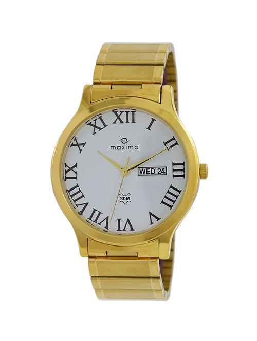 gold stainless steel wrist watch - 11903839 - Very Small Image - 1