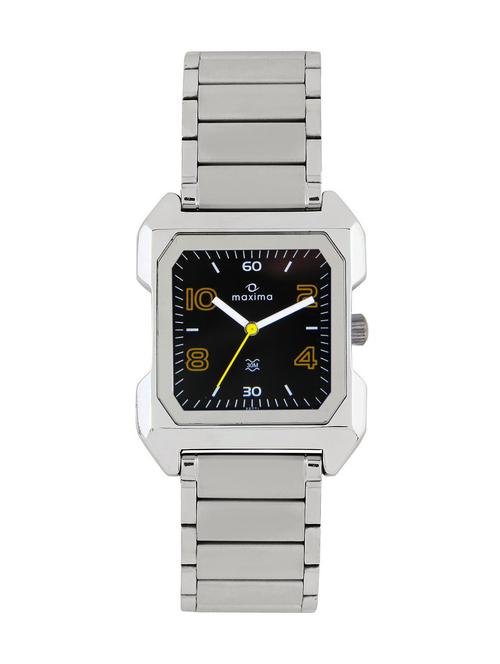 maxima black analog watch for men - 11903930 - Very Small Image - 1