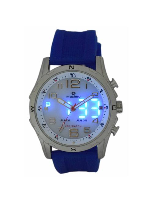 maxima white analog watch for men - 11904568 - Very Small Image - 1