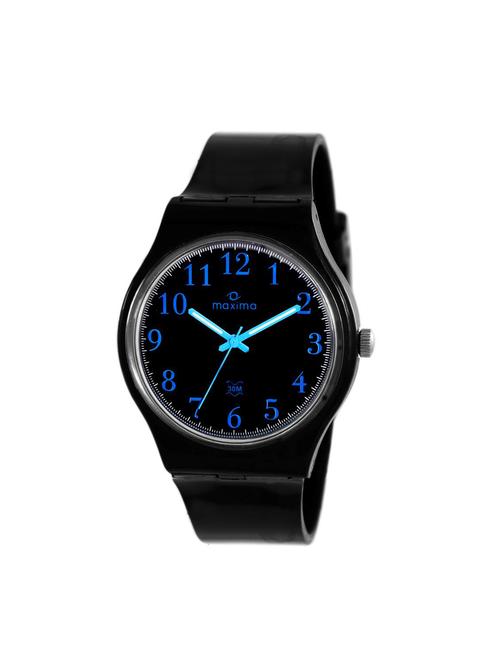 black polyester analog watch - 11904649 - Very Small Image - 1