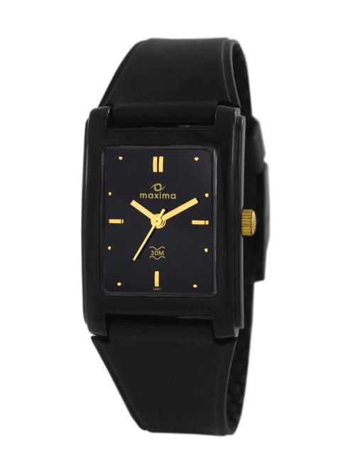 maxima black analog watch for men - 11904676 - Very Small Image - 1