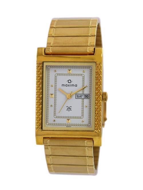 maxima white dial analog watch for men - 11904757 - Very Small Image - 1