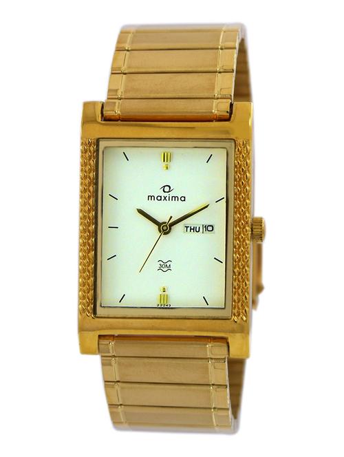 maxima white analog watch for men - 11904767 - Very Small Image - 1