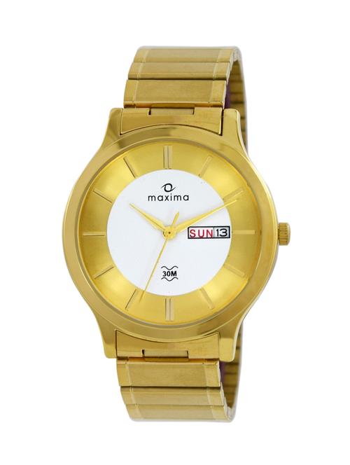 gold stainless steel wrist watch - 11904774 - Very Small Image - 1