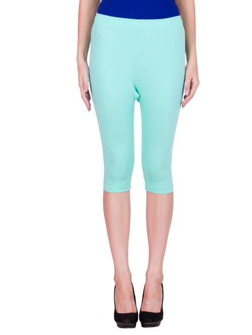 green cotton capri legging - 11909843 - Very Small Image - 1