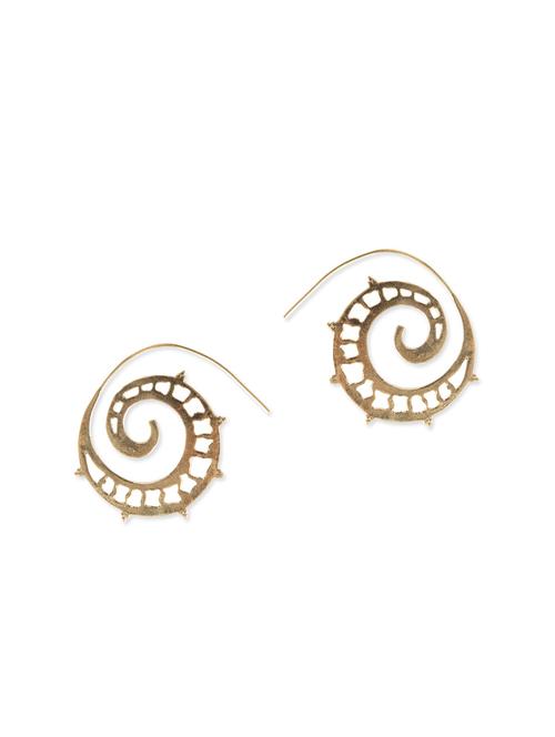 Diva Walk gold hoop earrings - 11910053 - Very Small Image - 1