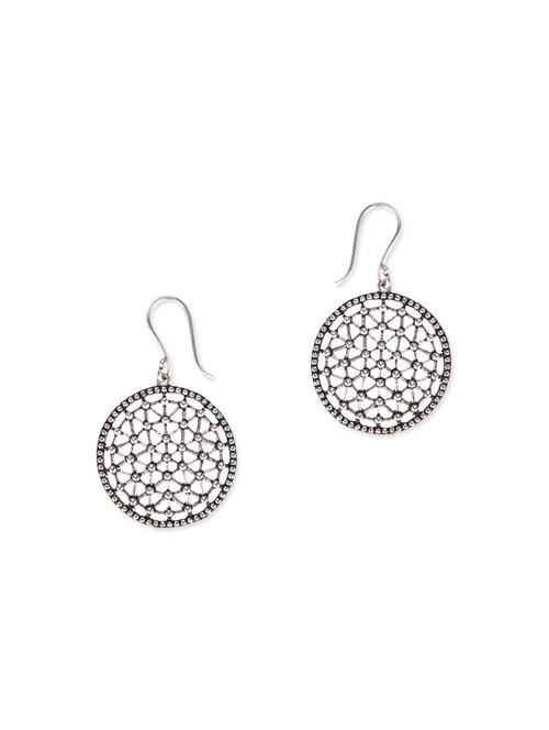 Diva Walk silver chandbali drop earrings - 11910063 - Very Small Image - 1