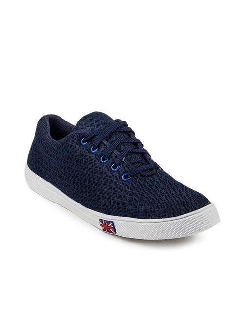 blue fabric lace up sneakers - 11910712 - Very Small Image - 1