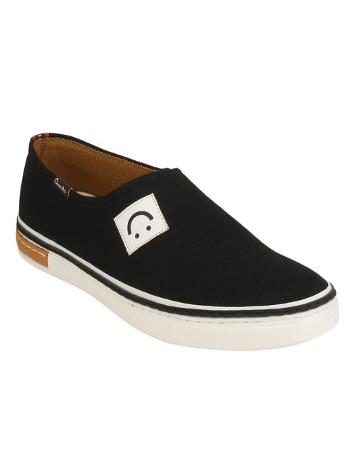 black canvas casual slipon - 11911348 - Very Small Image - 1