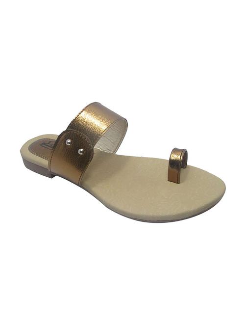copper faux leather sandal - 11911617 - Very Small Image - 1