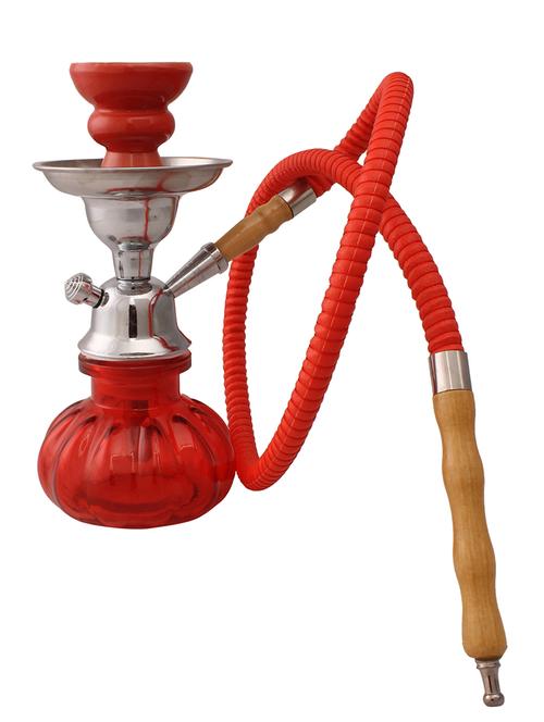 al-jazeera mini matki hookah 3 (red) - ajh-122 - 11916449 - Very Small Image - 1