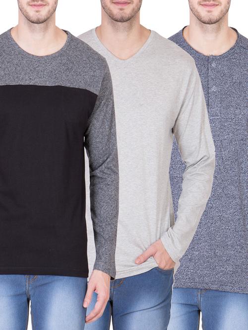 multi colored set of 3  t-shirt - 11920185 - Very Small Image - 1