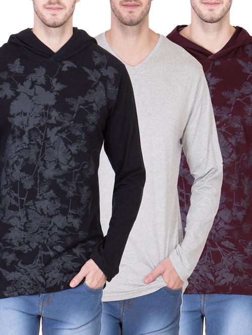 multi colored set of 3  t-shirt - 11920195 - Very Small Image - 1