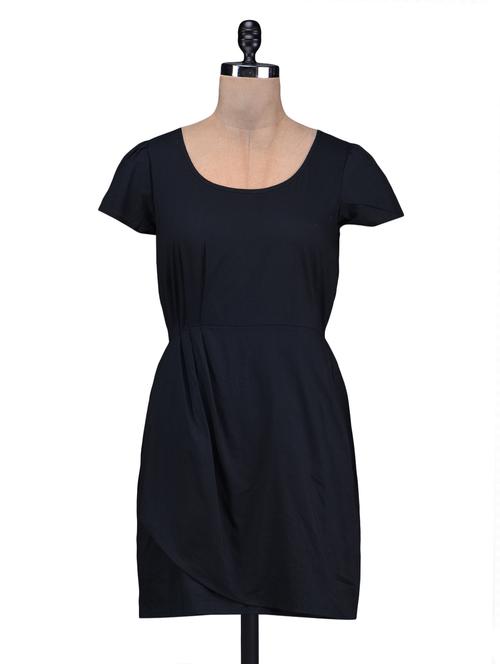Solid Black Rayon Dress - 1192133 - Very Small Image - 1