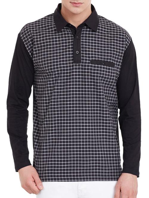 black cotton tshirt - 11930114 - Very Small Image - 1