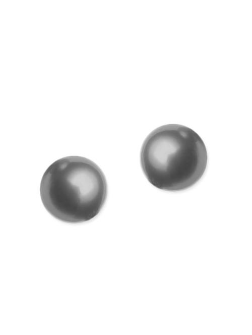 grey gold plated studs earring - 11930304 - Very Small Image - 1