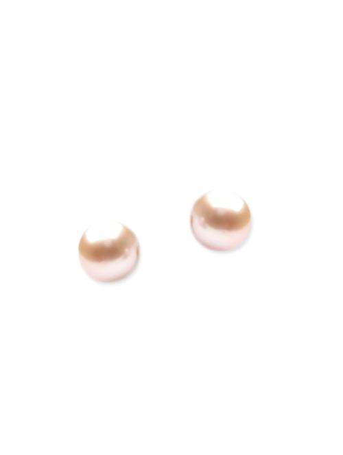 pink gold plated studs earring - 11930310 - Very Small Image - 1