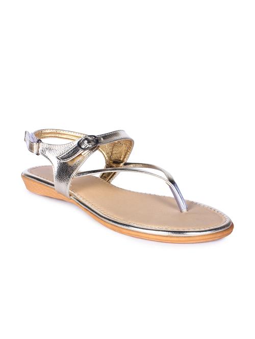 silver back strap suede sandal - 11935297 - Very Small Image - 1