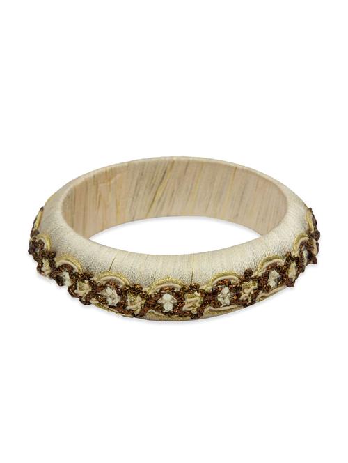 brown sequence wood thread bangle - 11938532 - Very Small Image - 1