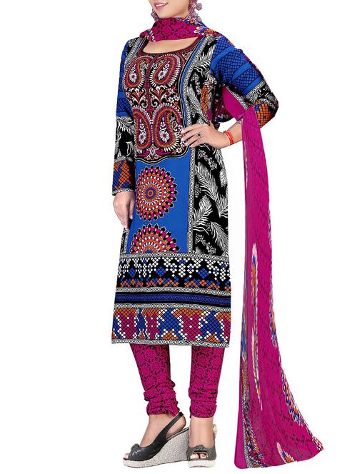 multi crepe unstitched suit - 11939540 - Very Small Image - 1