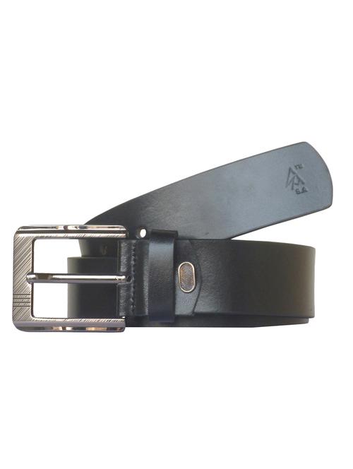 black color, leather belt - 11940546 - Very Small Image - 1