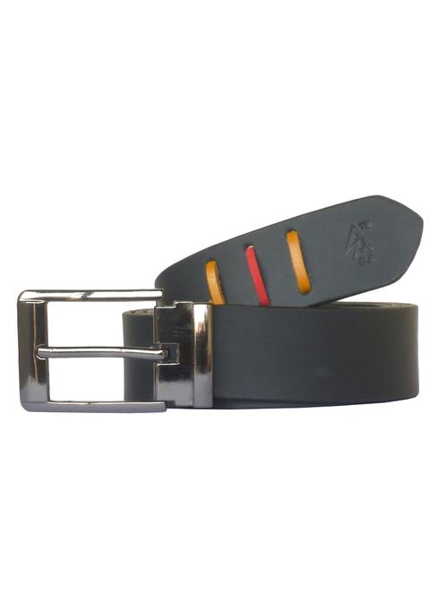 black color, leather belt - 11940551 - Very Small Image - 1
