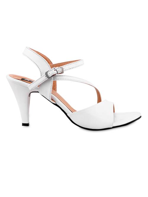 white leatherette stilettos - 1194237 - Very Small Image - 1