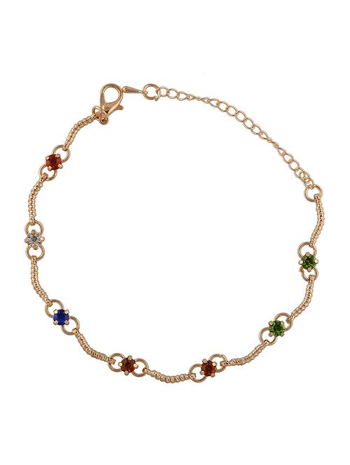 gold color, metal alloy anklet - 11951083 - Very Small Image - 1