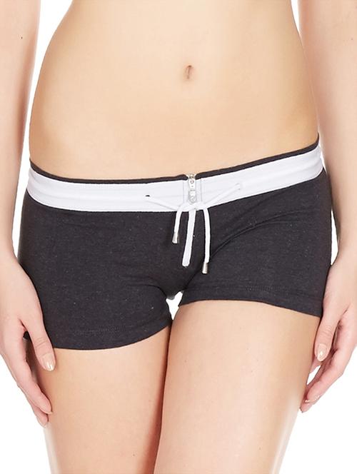 black cotton boy shorts panty - 11951927 - Very Small Image - 1