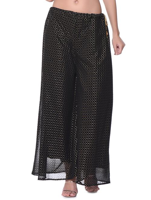 black georgette sharara - 11952690 - Very Small Image - 1