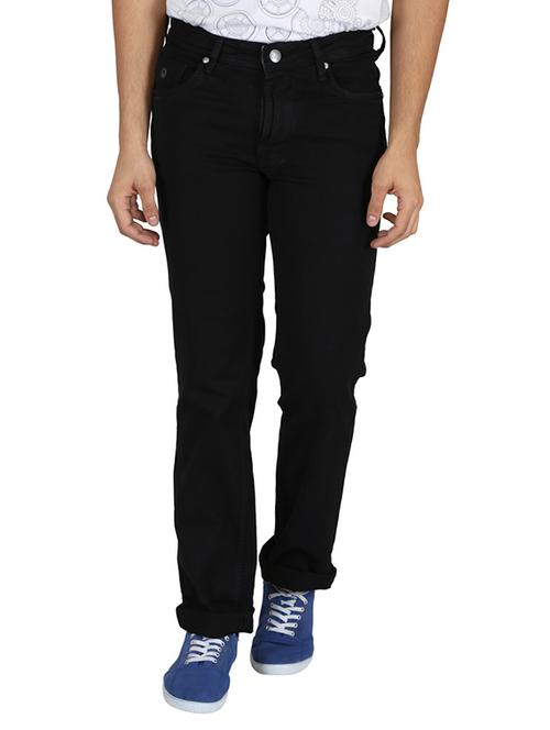 Black Cotton Jeans - 11956207 - Very Small Image - 1