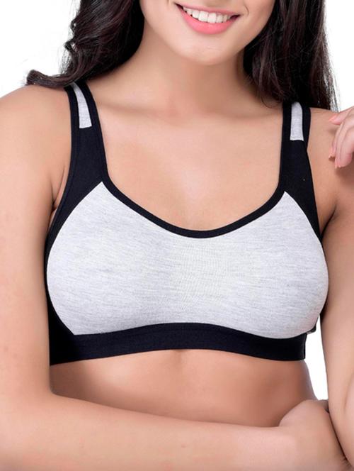 color block sports bra  - 11958017 - Very Small Image - 1