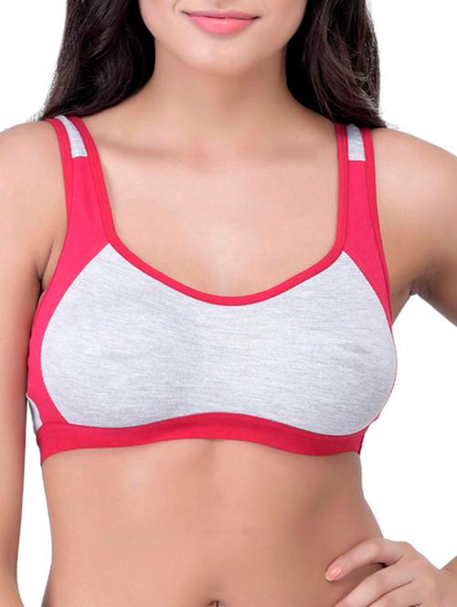 color block sports bra  - 11958019 - Very Small Image - 1