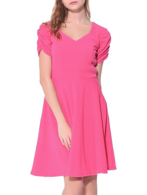 solid pink dress - 11960561 - Very Small Image - 1