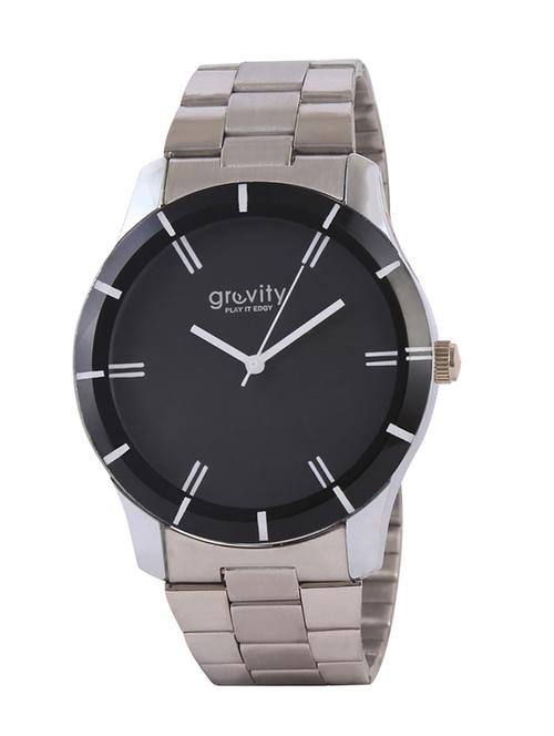 Round dial analog watch(GVGXBLK16) - 11960631 - Very Small Image - 1