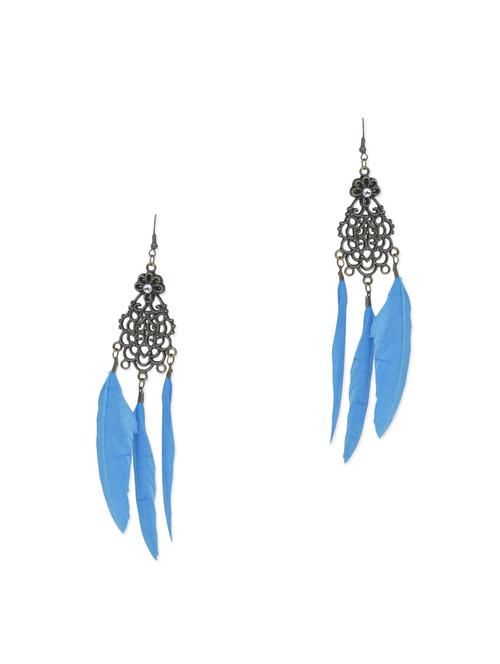 multicolour embellished metallic earrings - 1197272 - Very Small Image - 1