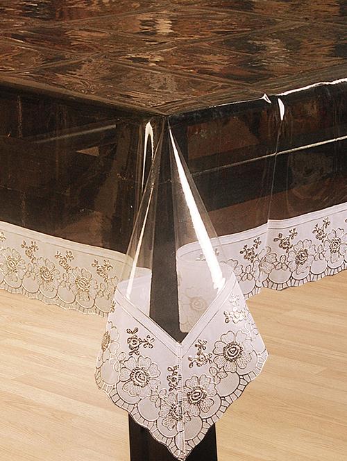 natural white,silver pvc table cloth - 1197936 - Very Small Image - 1