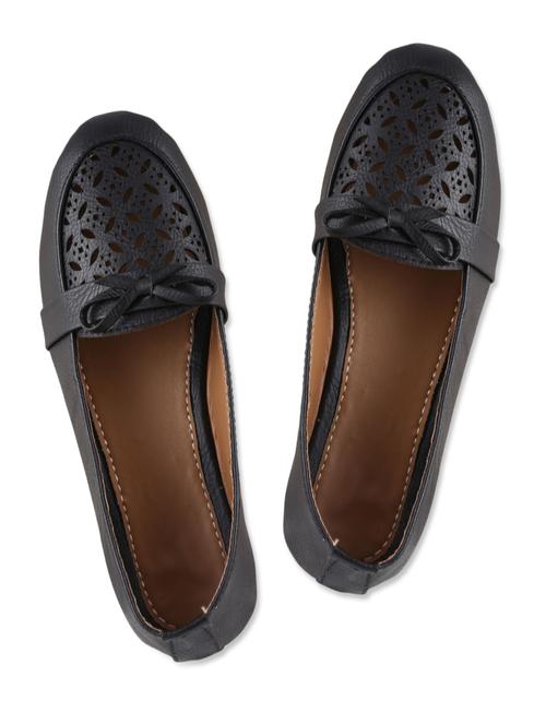 black suede bow detailed loafers - 1199618 - Very Small Image - 1