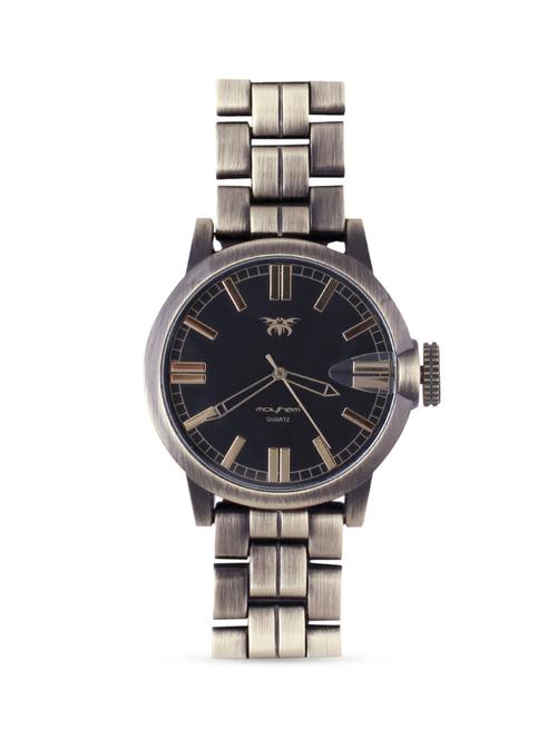 black base round frame gold strap watch - 1206066 - Very Small Image - 1