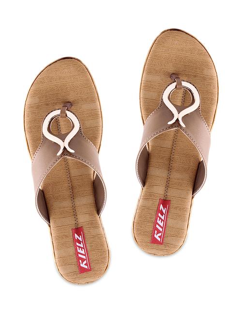 brown leatherette sandals - 1206955 - Very Small Image - 1