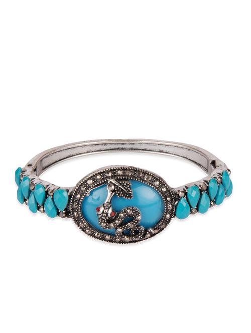 Diva Walk blue alloy bangle - 12074380 - Very Small Image - 1