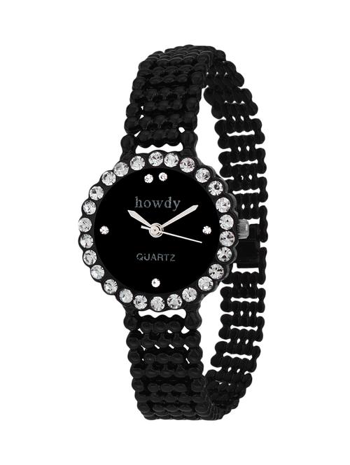 black steel strap wrist watch - 12079943 - Very Small Image - 1