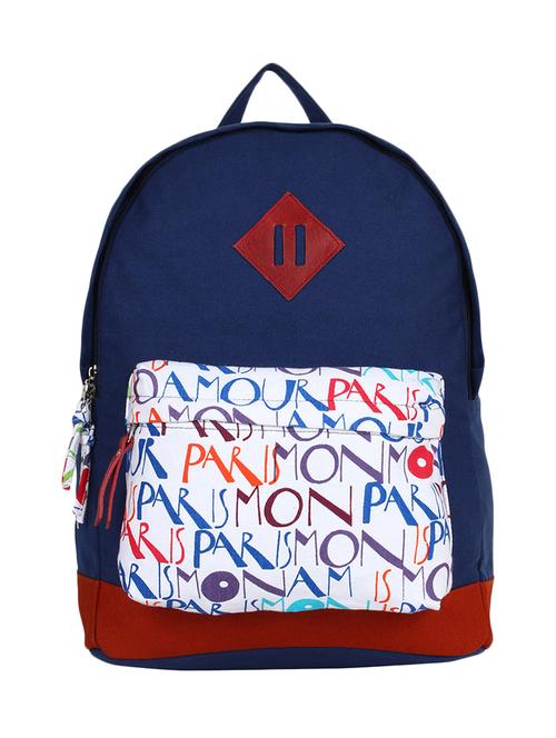blue canvas backpack - 12083069 - Very Small Image - 1