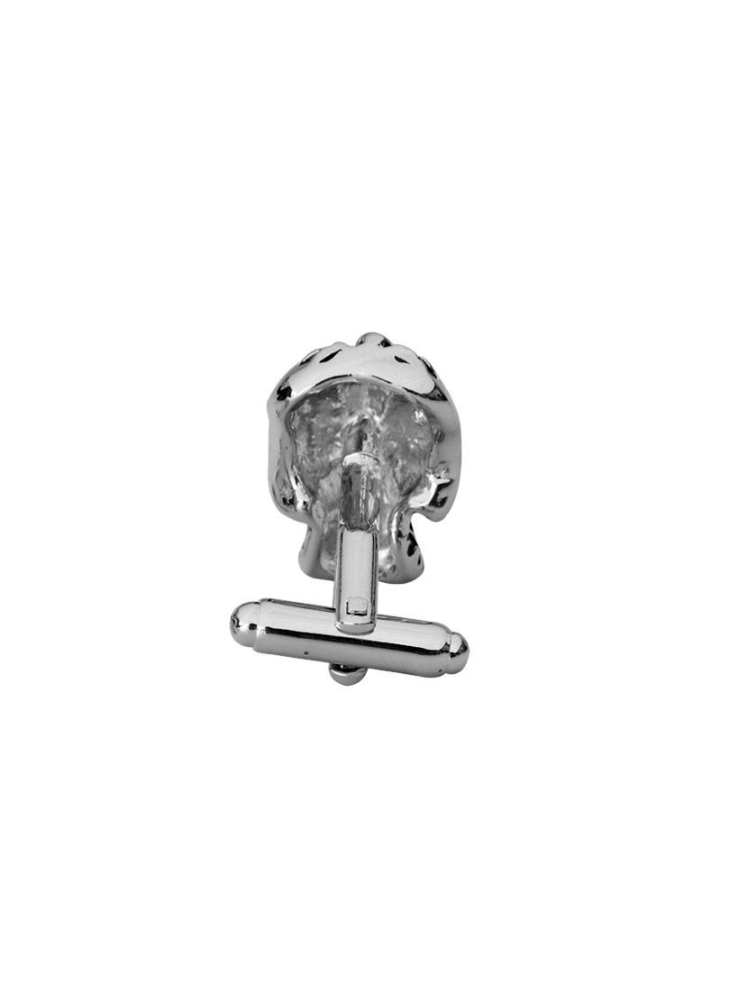 silver color, metal alloy cufflink - 12084271 - Zoom Image - 1