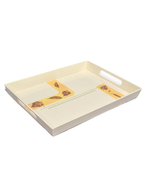 machi melamine leafy multicolor serving tray - 12087367 - Very Small Image - 1