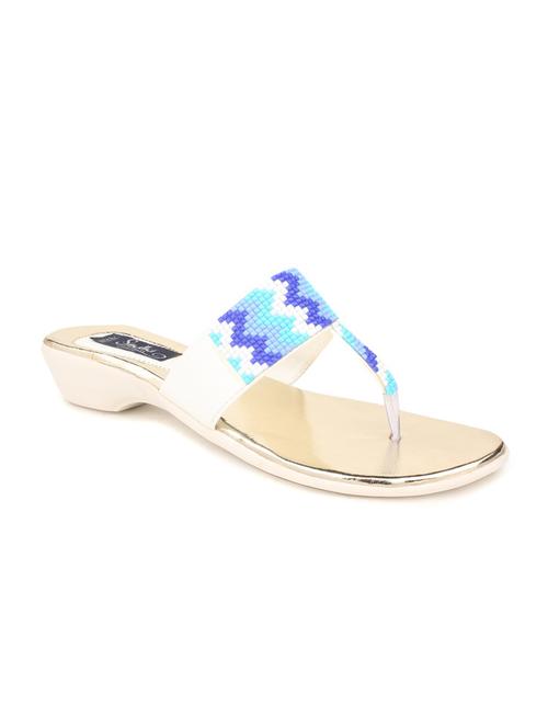 white leatherette sandal - 12087819 - Very Small Image - 1