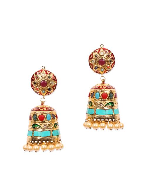 multi silver plated earring - 12095945 - Very Small Image - 1