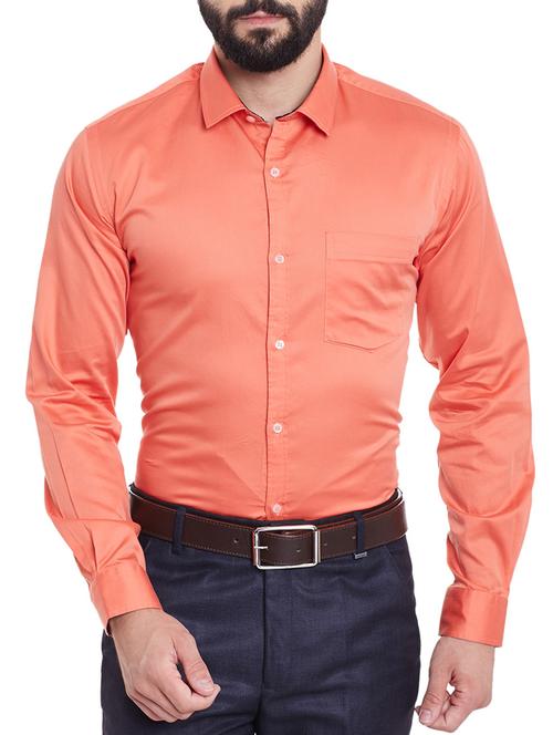 pink cotton formal shirt - 12096037 - Very Small Image - 1